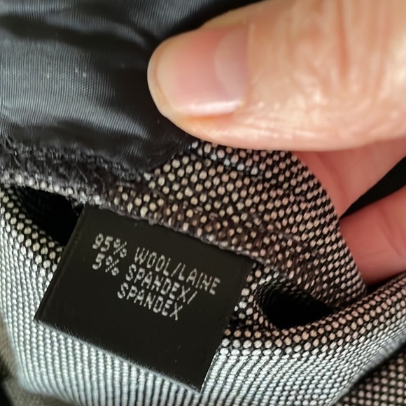 Lafayette 148 New York Wool Wide Leg High Waist Trouser Pants Size 10 B2 - Picture 6 of 7